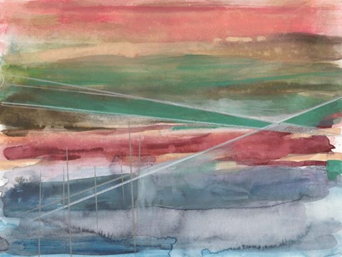 Framed Vanishing Line I Print