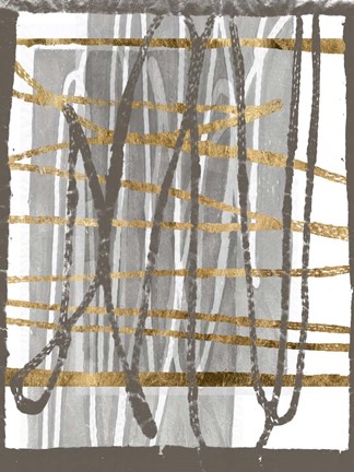 Framed Golden Thread III Print