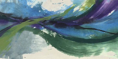 Framed Undulating Citron II Print