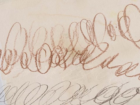 Framed Squiggles II Print