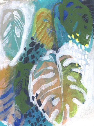 Framed Hazy Jungle I Print