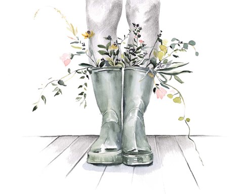 Framed Flow &amp; Grow II Print