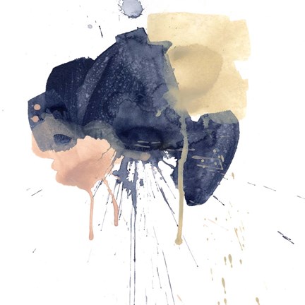 Framed Earthtone Gesture III Print