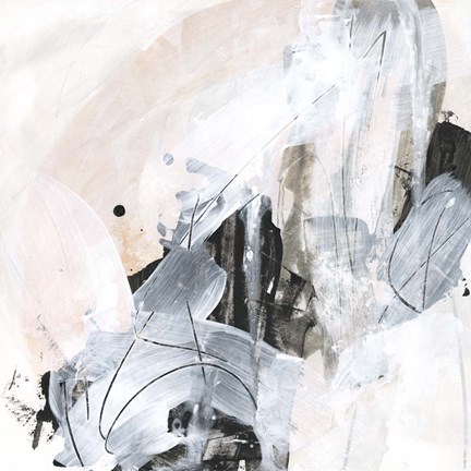 Framed Veiled Formation I Print