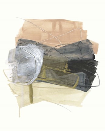 Framed Shuffle Stack II Print