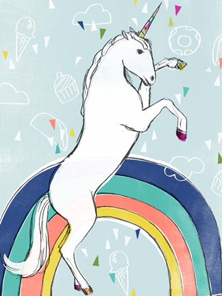 Framed Funky Fun I Print