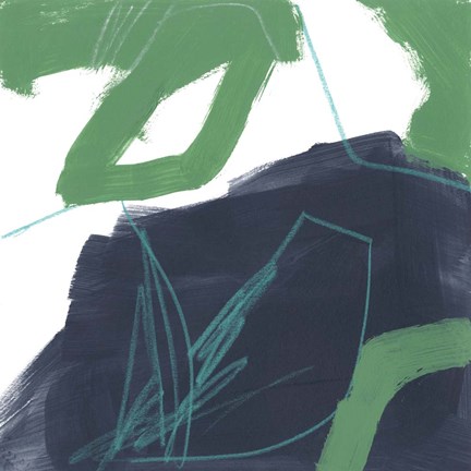 Framed Jungle Gesture I Print