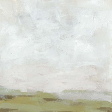 Framed Moss Horizon I Print