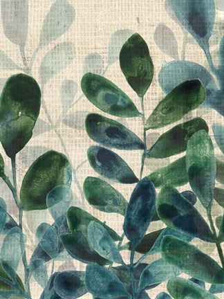 Framed Verdant Sophistication I Print