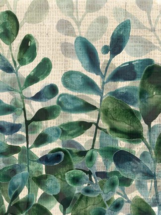 Framed Verdant Sophistication III Print