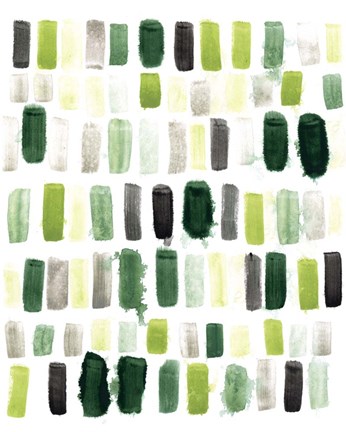 Framed Jungle Palette I Print