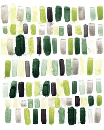 Framed Jungle Palette II Print