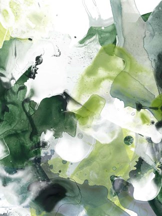 Framed Jungle Marble II Print