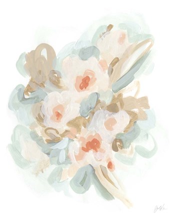 Framed Bouquet Illusion I Print