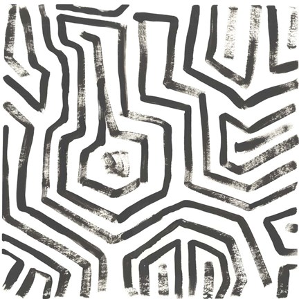 Framed Mixed Signals V Print