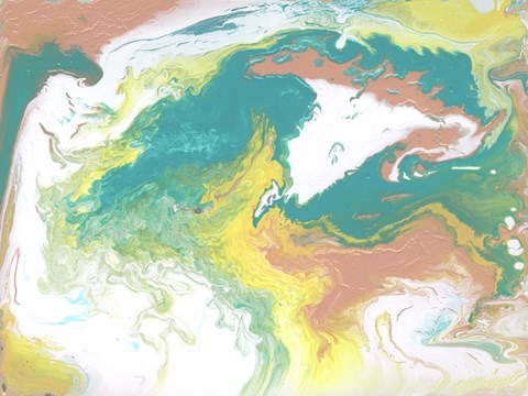 Framed Rainbow Sherbet II Print