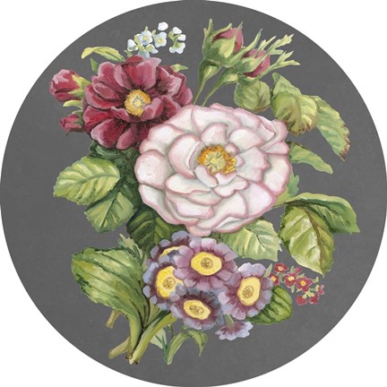 Framed Dramatic Floral Bouquet IV Print