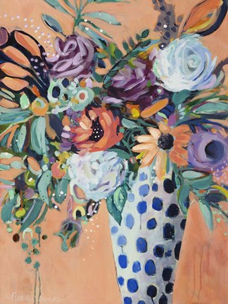 Framed Blooming in Sunshine II Print