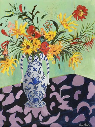 Framed Blooming in Sunshine IV Print