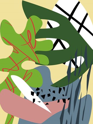 Framed Tropical Series I Print