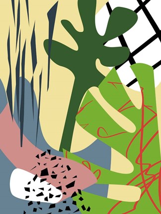 Framed Tropical Series II Print