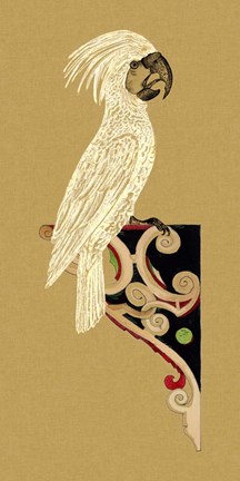 Framed Bird Impression I Print