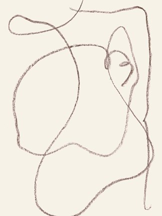 Framed Ethereal Umber I Print