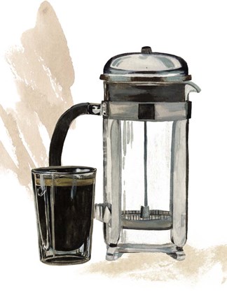 Framed Morning Coffee IV Print