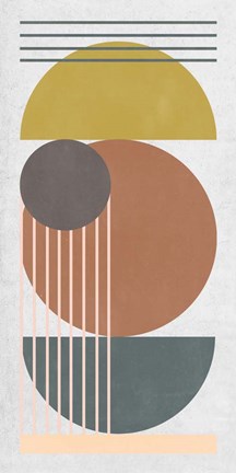 Framed Geometric Daylight I Print