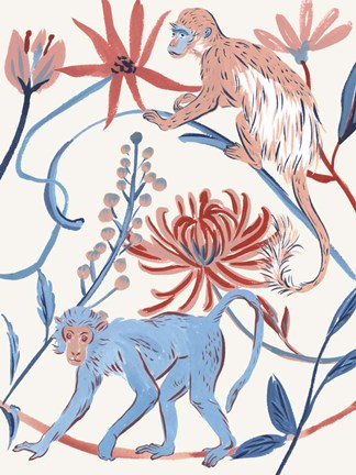 Framed From the Jungle II Print