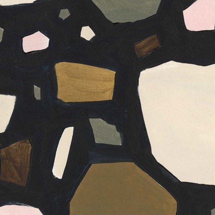 Framed Terrazzo Shards V Print