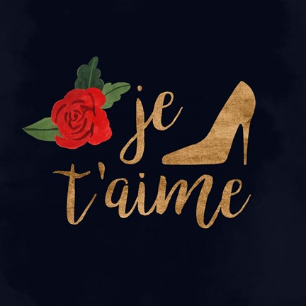 Framed Oui Oui Glam I Print