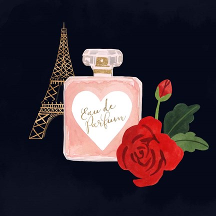 Framed Oui Oui Glam III Print