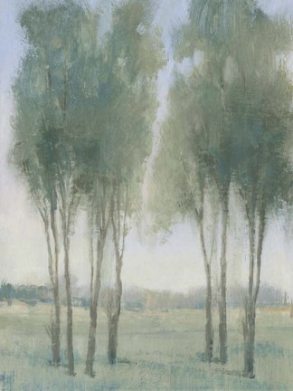 Framed Tree Grove I Print