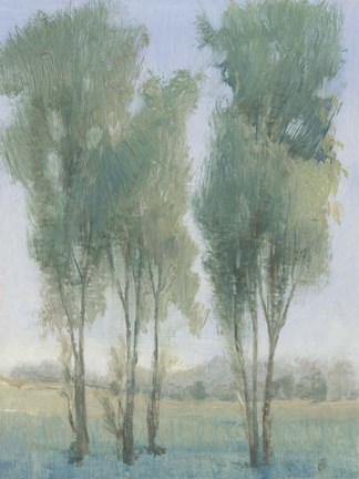 Framed Tree Grove II Print