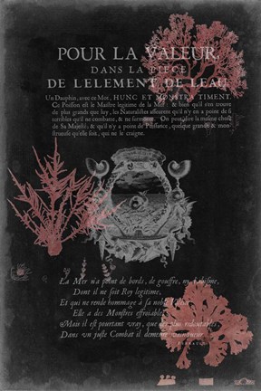 Framed Pour La Mer I Print