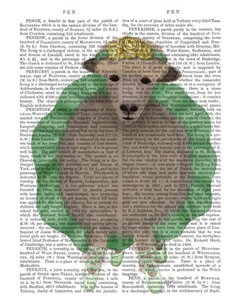 Framed Ballet Sheep 4 Book Print Print