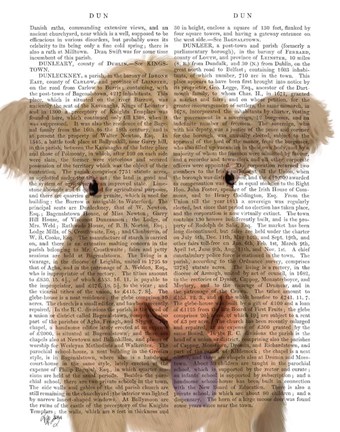 Framed Funny Farm Cow 1 Book Print Print
