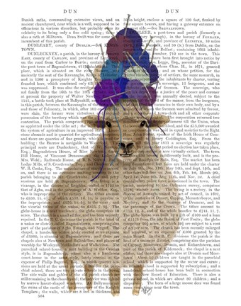 Framed Sheep with Wool Hat, Full Book Print Print