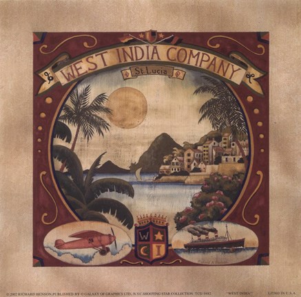 Framed West India Print