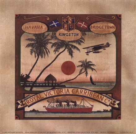 Framed Royal Victoria Print