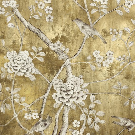 Framed Garden Birds Print