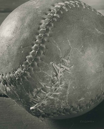 Framed Baseball Print