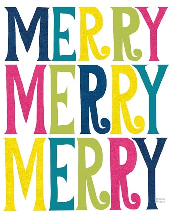 Framed Holiday on Wheels XI Bright Print