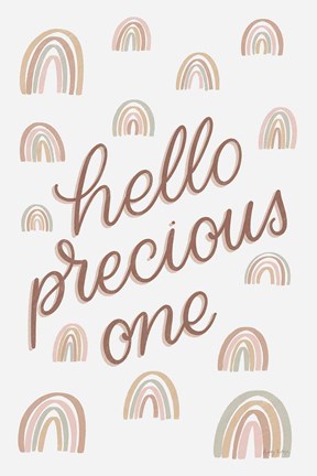 Framed Boho Nursery X Print