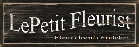 Framed LePetit Fleurist Print