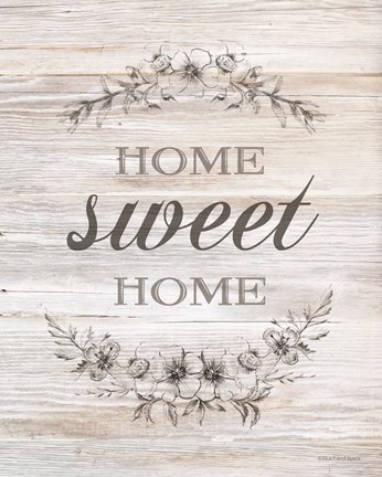 Framed Home Sweet Home Print