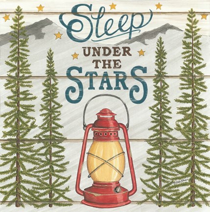 Framed Sleep Under the Stars Print