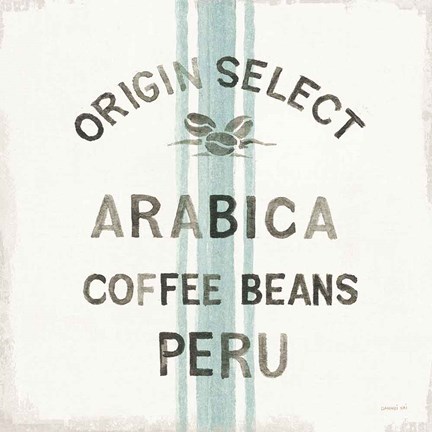 Framed Wake Me Up Coffee Sack I Print