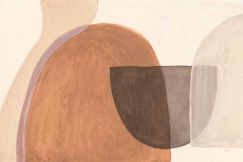 Framed Sandy Balance II Print